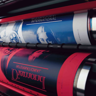 Großformatiger Druck